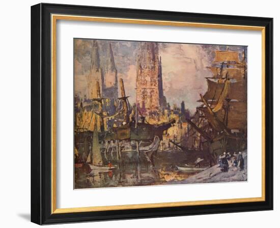 'The Last of the Indomitable', c1908-James Paterson-Framed Giclee Print