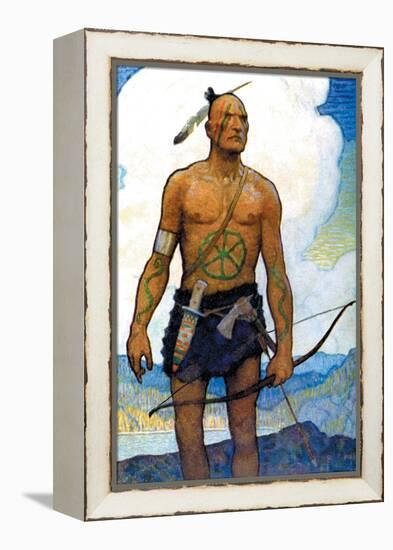 The Last of the Mohicans-Newell Convers Wyeth-Framed Stretched Canvas