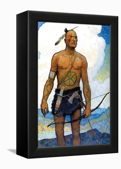 The Last of the Mohicans-Newell Convers Wyeth-Framed Stretched Canvas