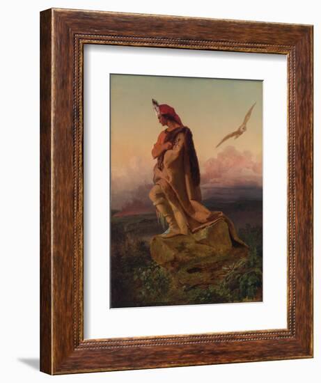 The Last of the Mohicans-Emanuel Gottlieb Leutze-Framed Giclee Print