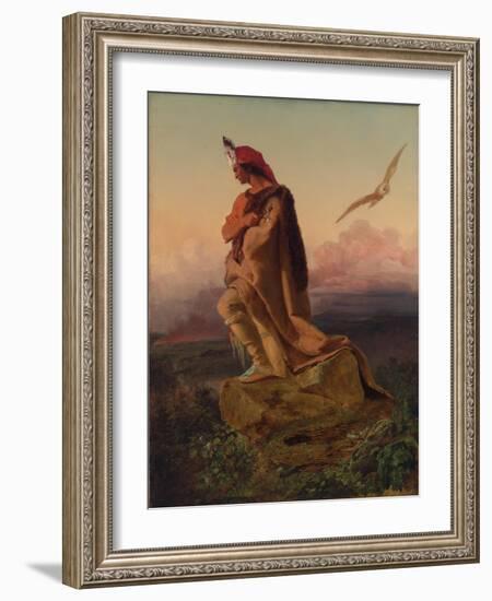 The Last of the Mohicans-Emanuel Gottlieb Leutze-Framed Giclee Print