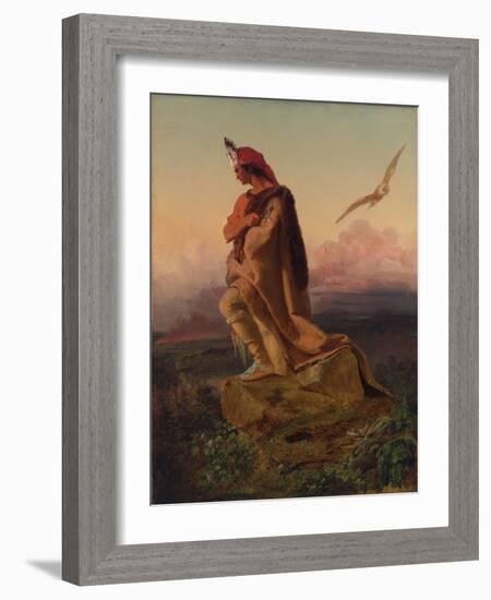 The Last of the Mohicans-Emanuel Gottlieb Leutze-Framed Giclee Print