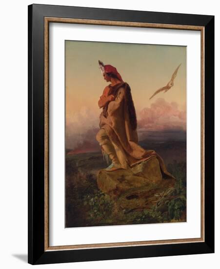 The Last of the Mohicans-Emanuel Gottlieb Leutze-Framed Giclee Print