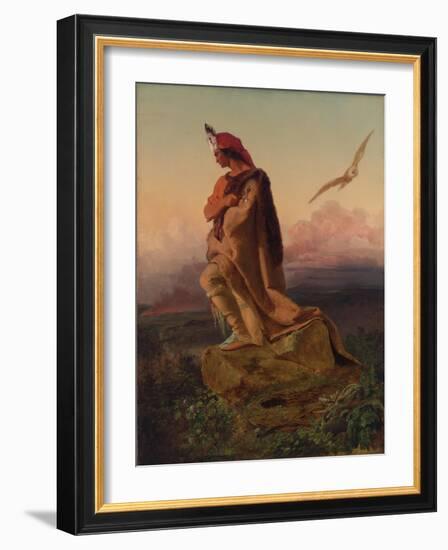 The Last of the Mohicans-Emanuel Gottlieb Leutze-Framed Giclee Print