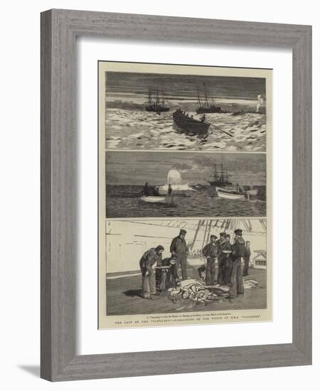 The Last of the Vanguard, Dismasting of the Wreck by HMS Valorous-William Lionel Wyllie-Framed Giclee Print