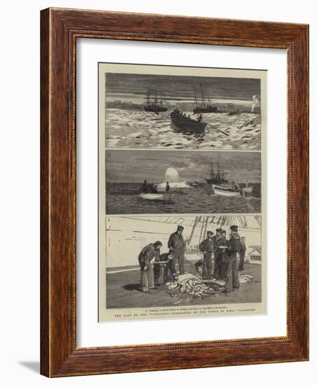 The Last of the Vanguard, Dismasting of the Wreck by HMS Valorous-William Lionel Wyllie-Framed Giclee Print