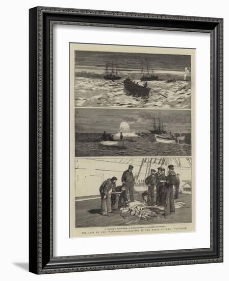 The Last of the Vanguard, Dismasting of the Wreck by HMS Valorous-William Lionel Wyllie-Framed Giclee Print