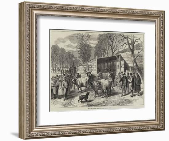 The Last Oxen in Paris-null-Framed Giclee Print