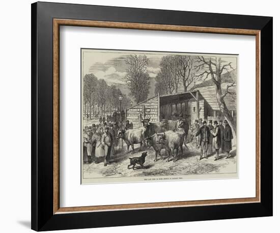 The Last Oxen in Paris-null-Framed Giclee Print