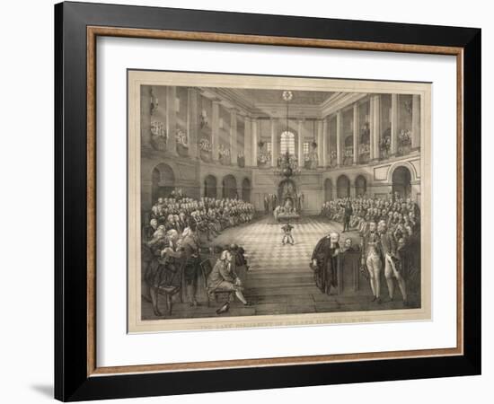 The Last Parliament of Ireland-null-Framed Giclee Print