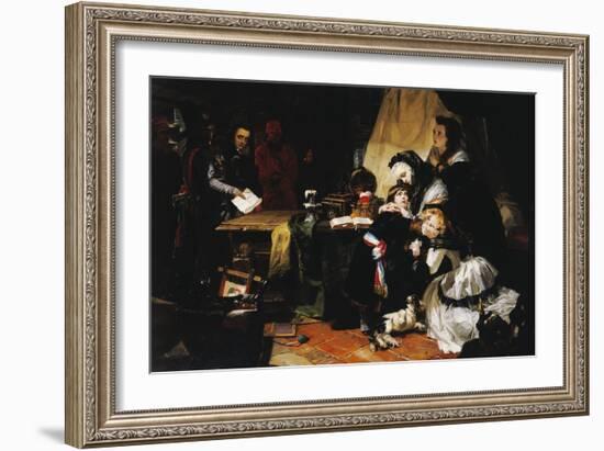 The Last Parting of Marie Antoinette and Her Son, 1856-Edward Matthew Ward-Framed Giclee Print