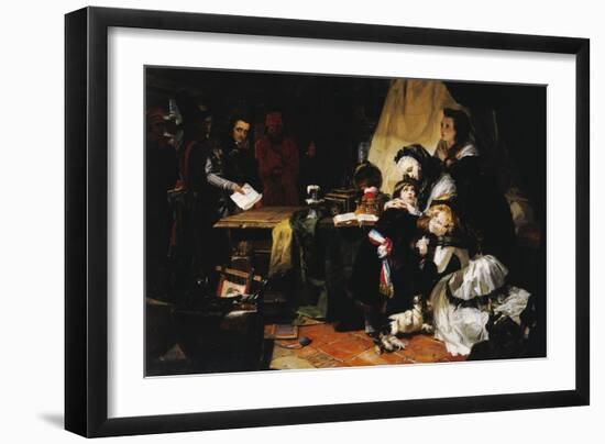 The Last Parting of Marie Antoinette and Her Son, 1856-Edward Matthew Ward-Framed Giclee Print