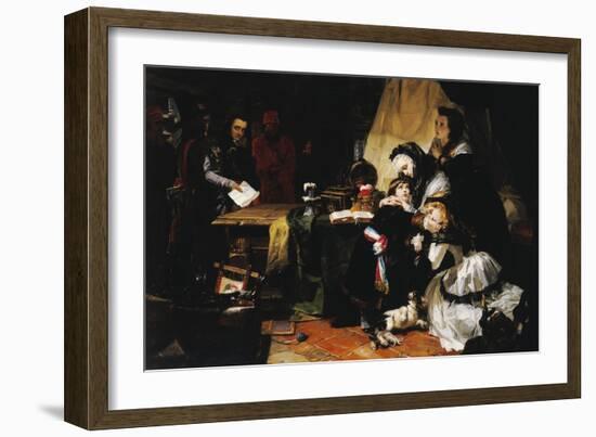 The Last Parting of Marie Antoinette and Her Son, 1856-Edward Matthew Ward-Framed Giclee Print