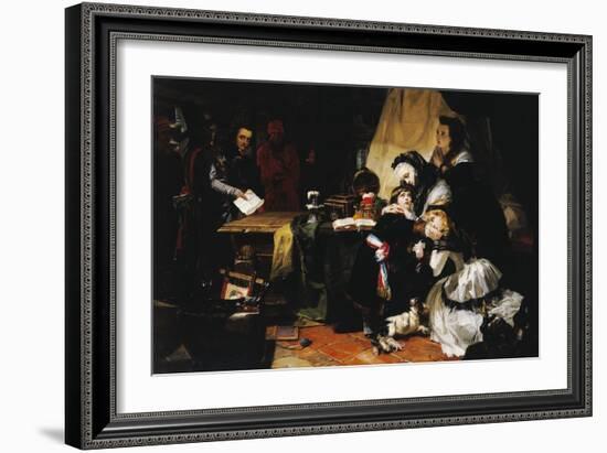 The Last Parting of Marie Antoinette and Her Son, 1856-Edward Matthew Ward-Framed Giclee Print