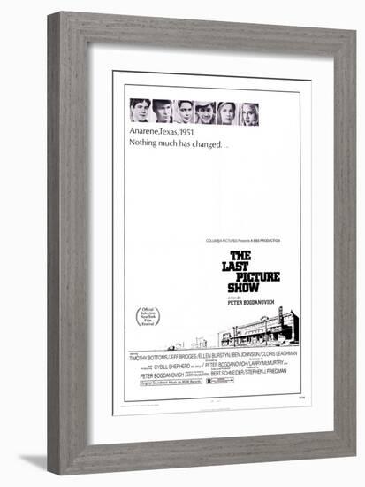 The Last Picture Show, 1971-null-Framed Premium Giclee Print