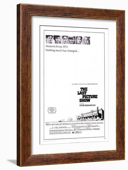 The Last Picture Show, 1971-null-Framed Premium Giclee Print