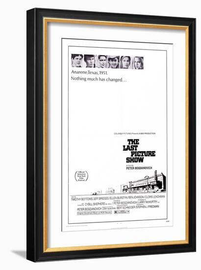 The Last Picture Show, 1971-null-Framed Premium Giclee Print