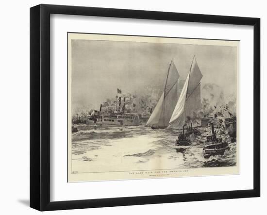 The Last Race for the America Cup-William Lionel Wyllie-Framed Giclee Print