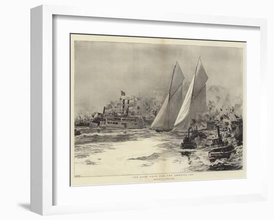 The Last Race for the America Cup-William Lionel Wyllie-Framed Giclee Print