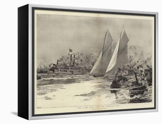 The Last Race for the America Cup-William Lionel Wyllie-Framed Premier Image Canvas