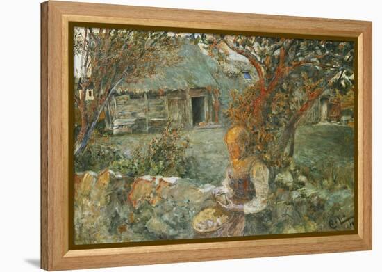 The Last Rays-Carl Larsson-Framed Premier Image Canvas