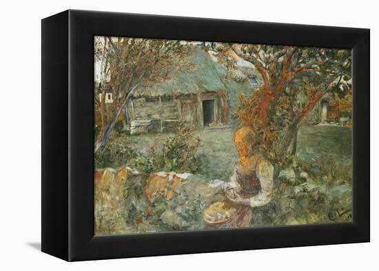 The Last Rays-Carl Larsson-Framed Premier Image Canvas