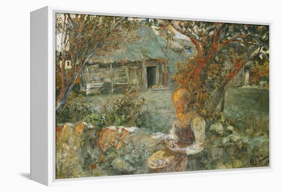 The Last Rays-Carl Larsson-Framed Premier Image Canvas