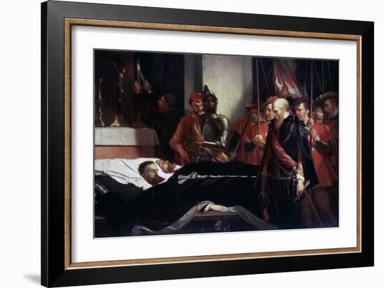 The Last Respects to the Remains of the Counts Egmont and Hoorn, 1863-Louis Gallait-Framed Giclee Print