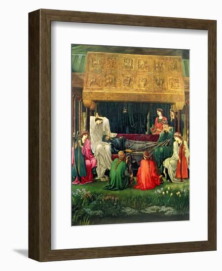 The Last Sleep of Arthur in Avalon, 1881-98-Edward Burne-Jones-Framed Giclee Print