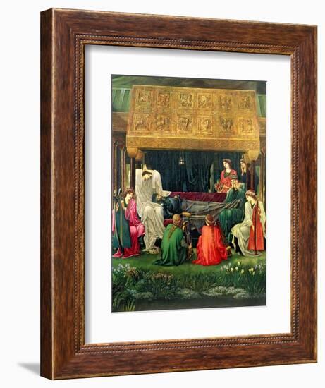 The Last Sleep of Arthur in Avalon, 1881-98-Edward Burne-Jones-Framed Giclee Print