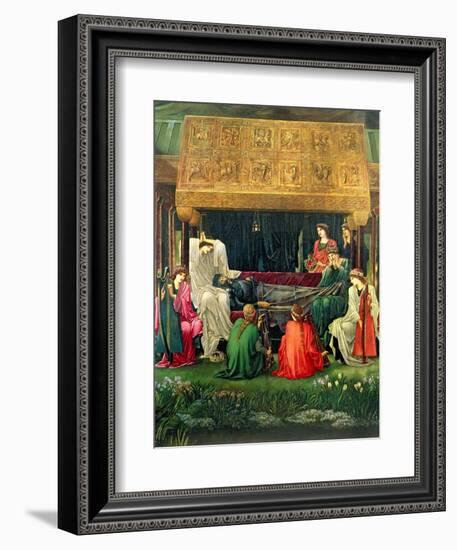 The Last Sleep of Arthur in Avalon, 1881-98-Edward Burne-Jones-Framed Giclee Print