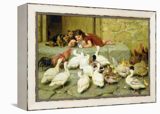 The Last Spoonful, 1880-Briton Rivière-Framed Premier Image Canvas