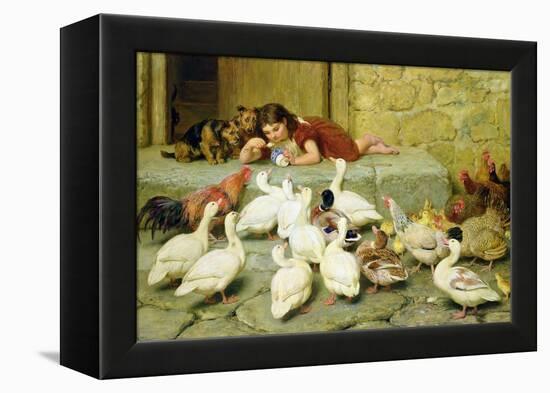 The Last Spoonful, 1880-Briton Rivière-Framed Premier Image Canvas