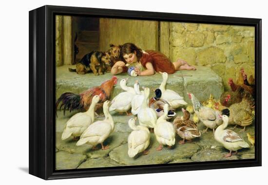 The Last Spoonful, 1880-Briton Rivière-Framed Premier Image Canvas