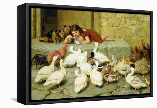 The Last Spoonful, 1880-Briton Rivière-Framed Premier Image Canvas