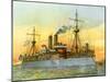 The Last Sunset of the 'Maine', 1898-null-Mounted Giclee Print