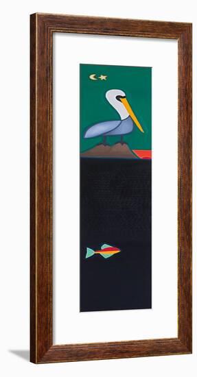 The Last Sunset Of The Pelican-Cristina Rodriguez-Framed Giclee Print