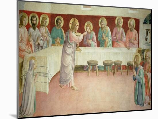 The Last Supper, 1442-Fra Angelico-Mounted Giclee Print