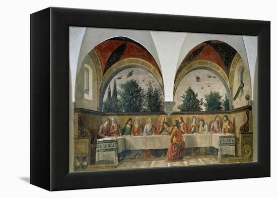 The Last Supper, 1480-Domenico Ghirlandaio-Framed Premier Image Canvas