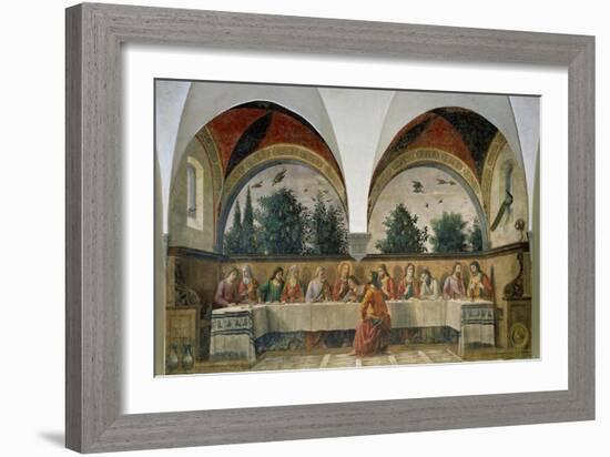 The Last Supper, 1480-Domenico Ghirlandaio-Framed Giclee Print