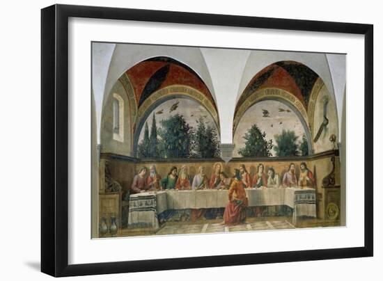 The Last Supper, 1480-Domenico Ghirlandaio-Framed Giclee Print