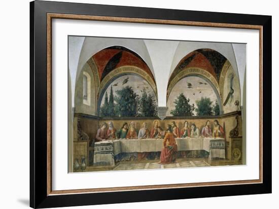 The Last Supper, 1480-Domenico Ghirlandaio-Framed Giclee Print