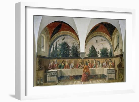 The Last Supper, 1480-Domenico Ghirlandaio-Framed Giclee Print