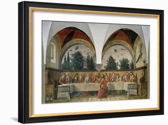 The Last Supper, 1480-Domenico Ghirlandaio-Framed Giclee Print