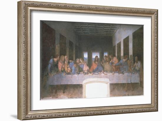 The Last Supper, 1495-1497-Leonardo da Vinci-Framed Giclee Print