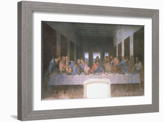 The Last Supper, 1495-1497-Leonardo da Vinci-Framed Giclee Print