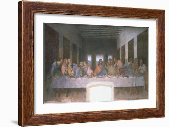 The Last Supper, 1495-1497-Leonardo da Vinci-Framed Giclee Print