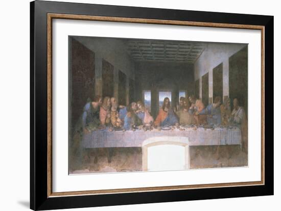 The Last Supper, 1495-1497-Leonardo da Vinci-Framed Giclee Print