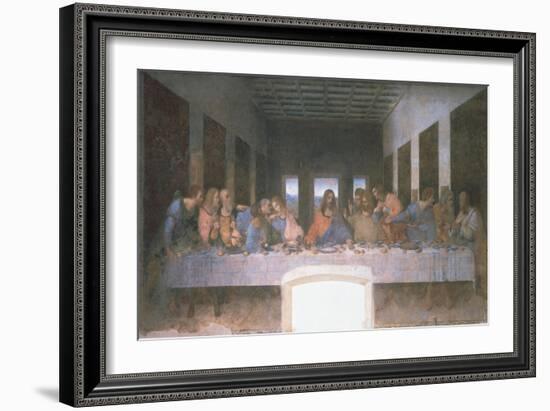 The Last Supper, 1495-1497-Leonardo da Vinci-Framed Giclee Print