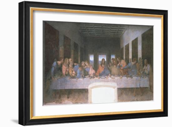 The Last Supper, 1495-1497-Leonardo da Vinci-Framed Giclee Print